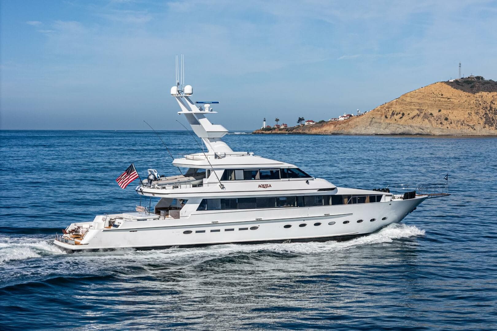 AQUILA — 1992 · 112' · 4 Cabins · Pre-Owned