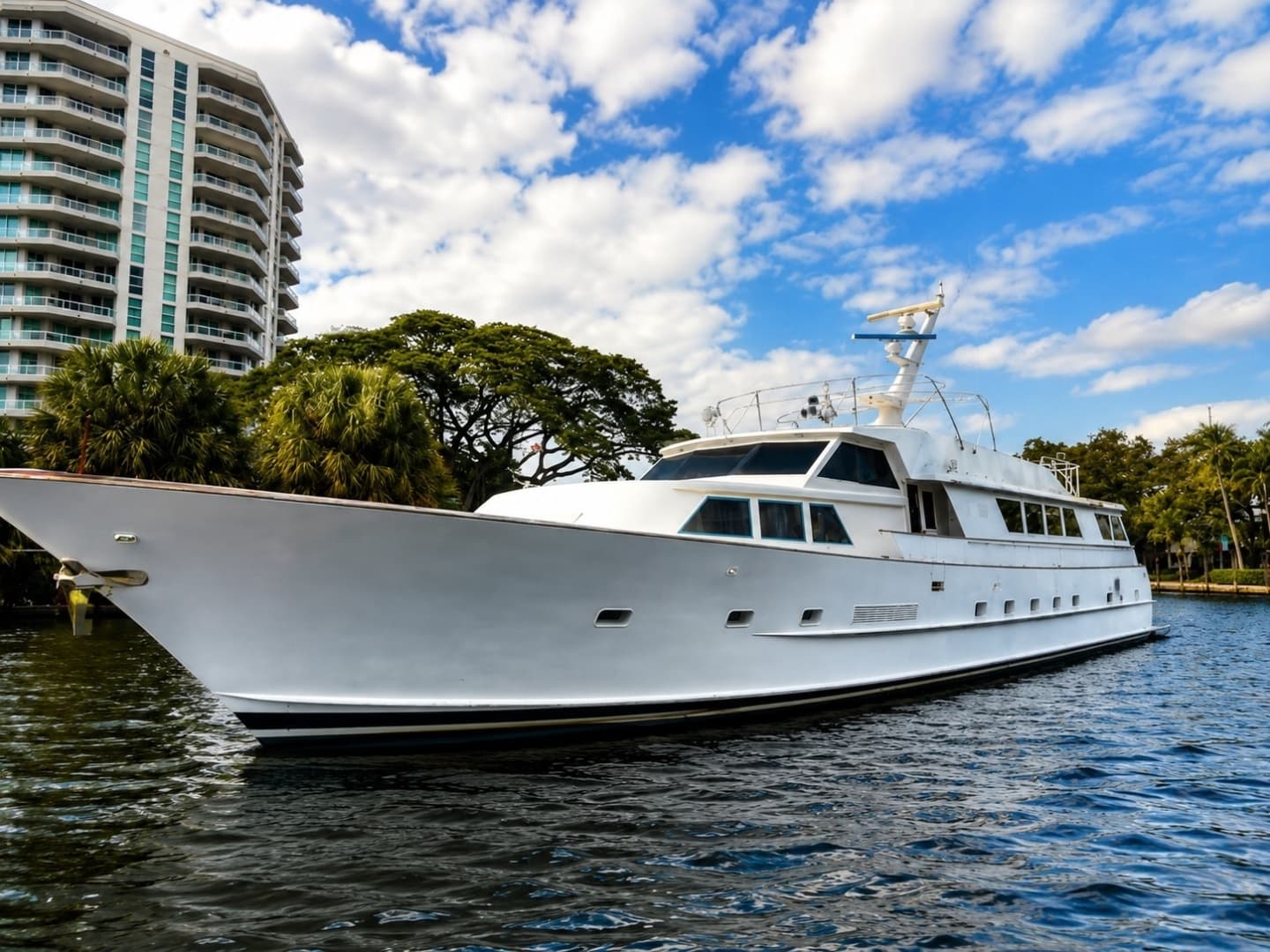 1984 Broward 100 — 1984 · 101' · 5 Cabins · Pre-Owned