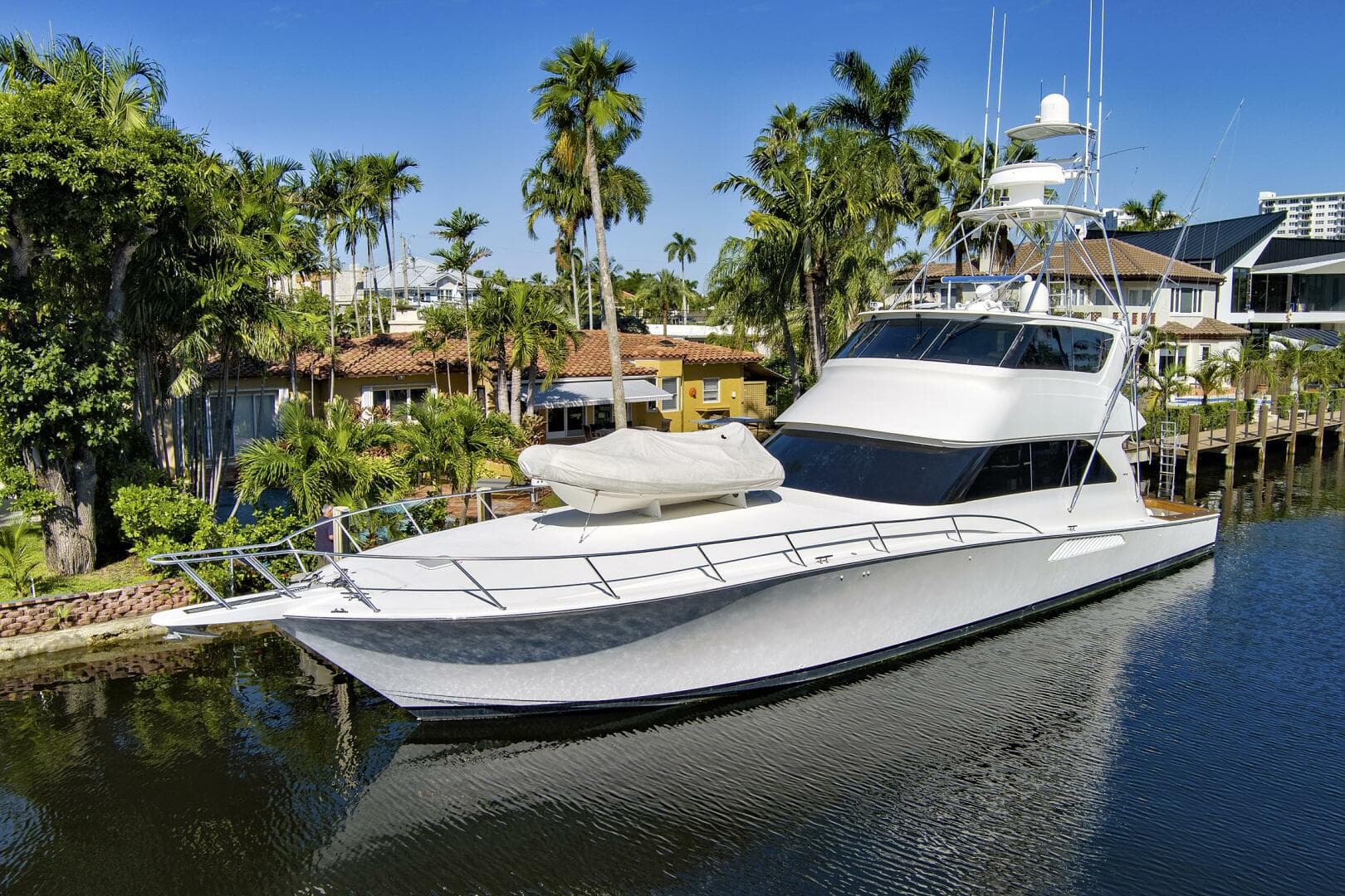 2008 Viking 74 Enclosed Bridge — 2008 · 74' · 5 Cabins · Pre-Owned