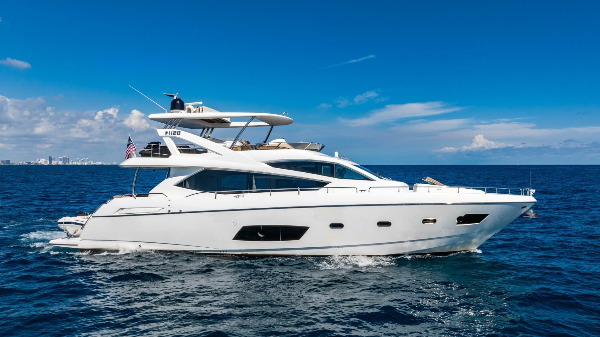 HILLROSE 28 — 2014 · 74' · 4 Cabins · Pre-Owned