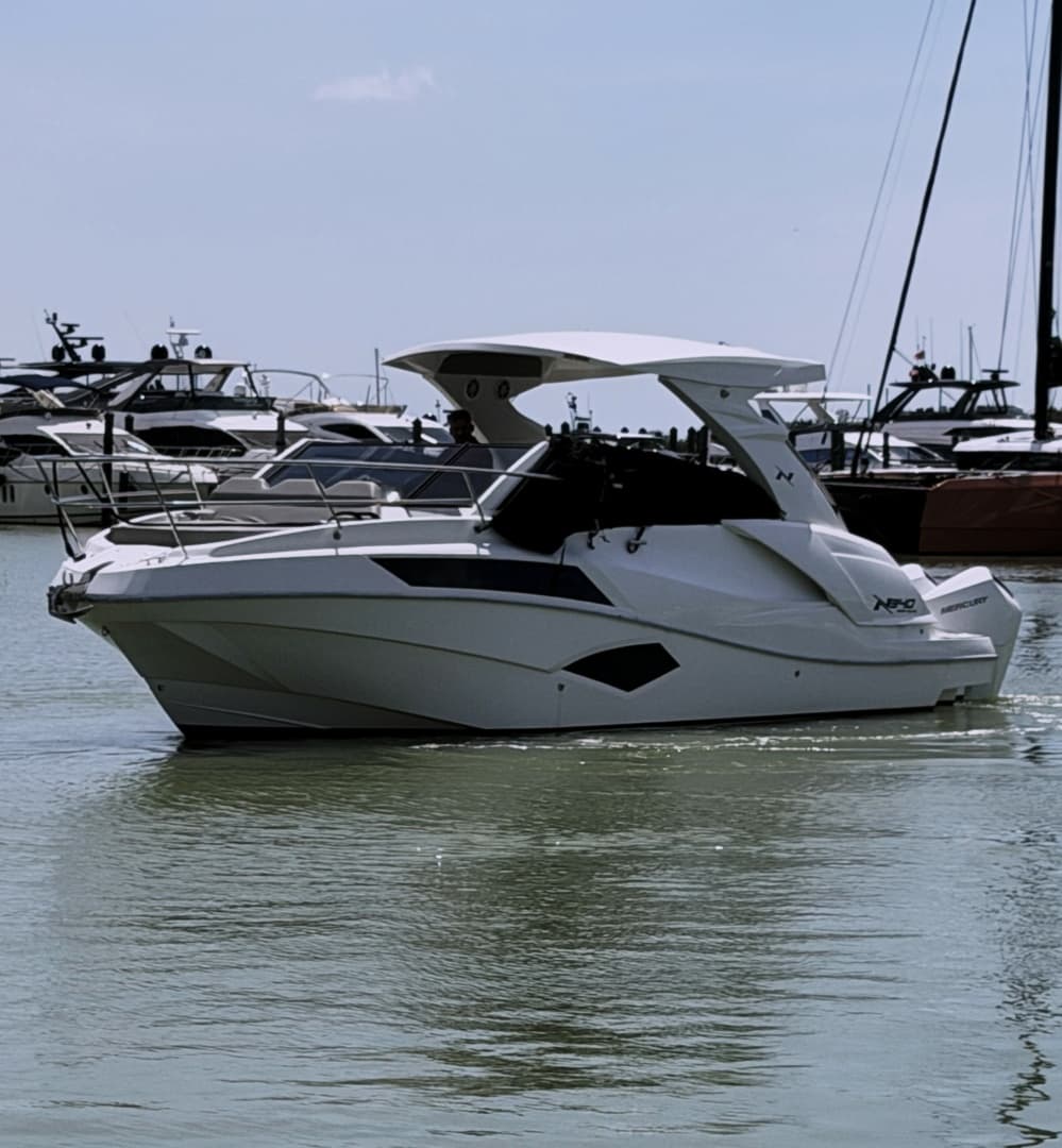 2023 NX Boats 340 Sport Coupe — 2023 · 36' · 2 Cabins · Pre-Owned