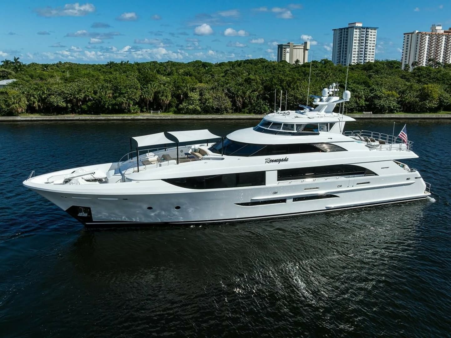RENNEGADE — 2019 · 125' · 5 Cabins · Pre-Owned