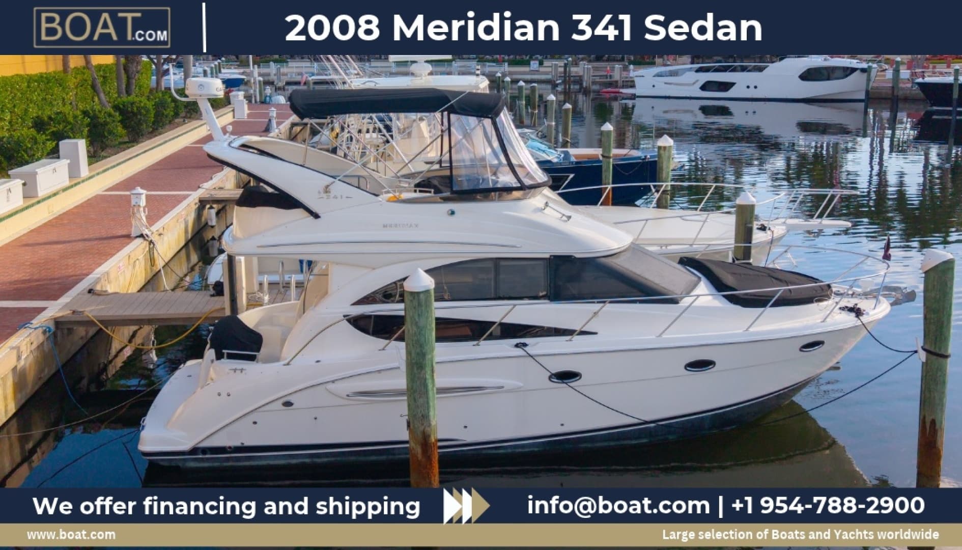 2008 Meridian 341 Sedan — 2008 · 35' · Pre-Owned