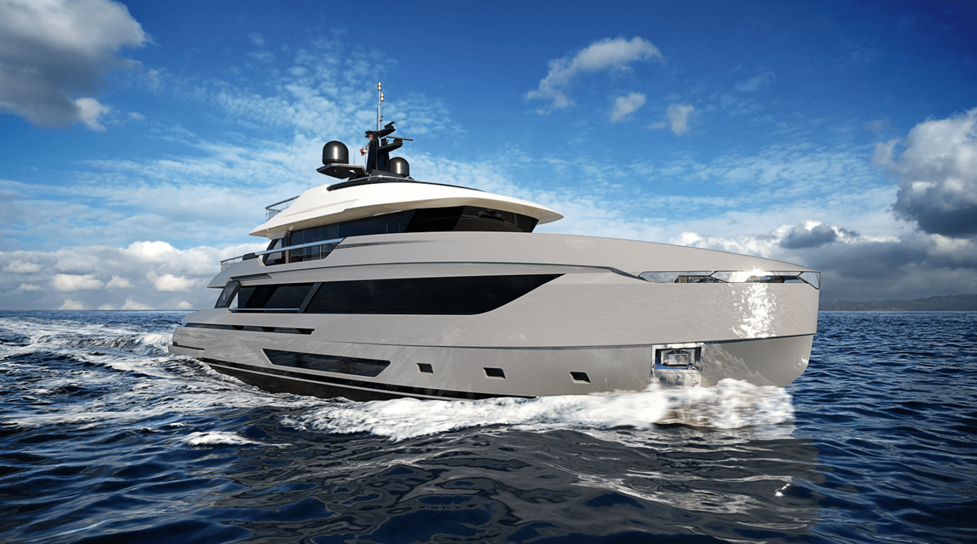 DOGE 350 — 2028 · 114' · 5 Cabins · New