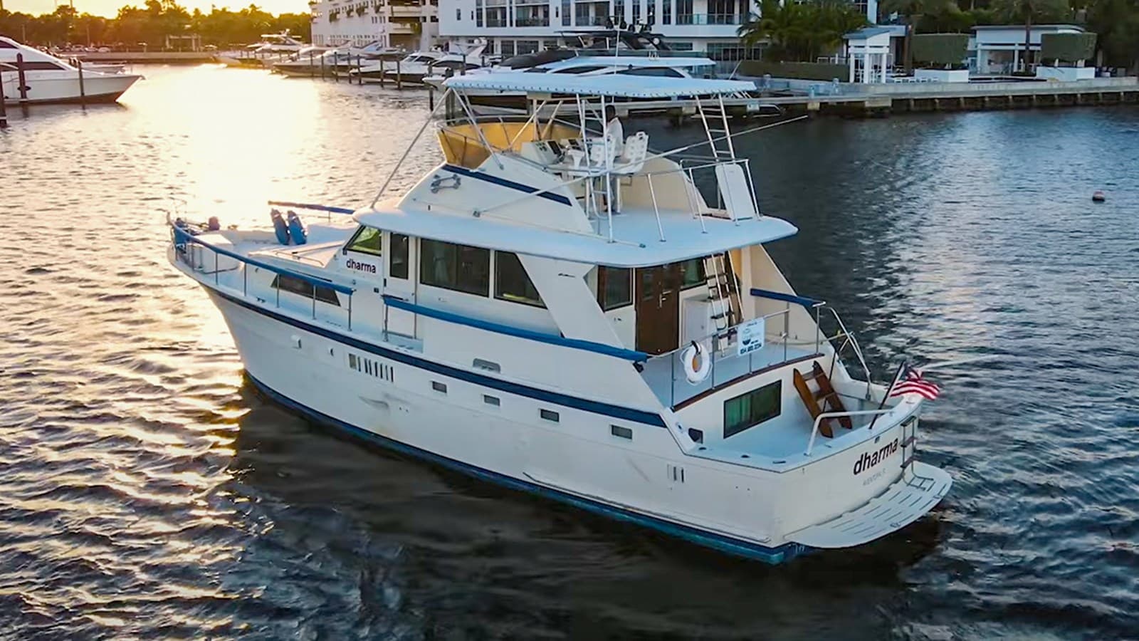 "DHARMA" — 1977 · 52.99' · 3 Cabins · Pre-Owned