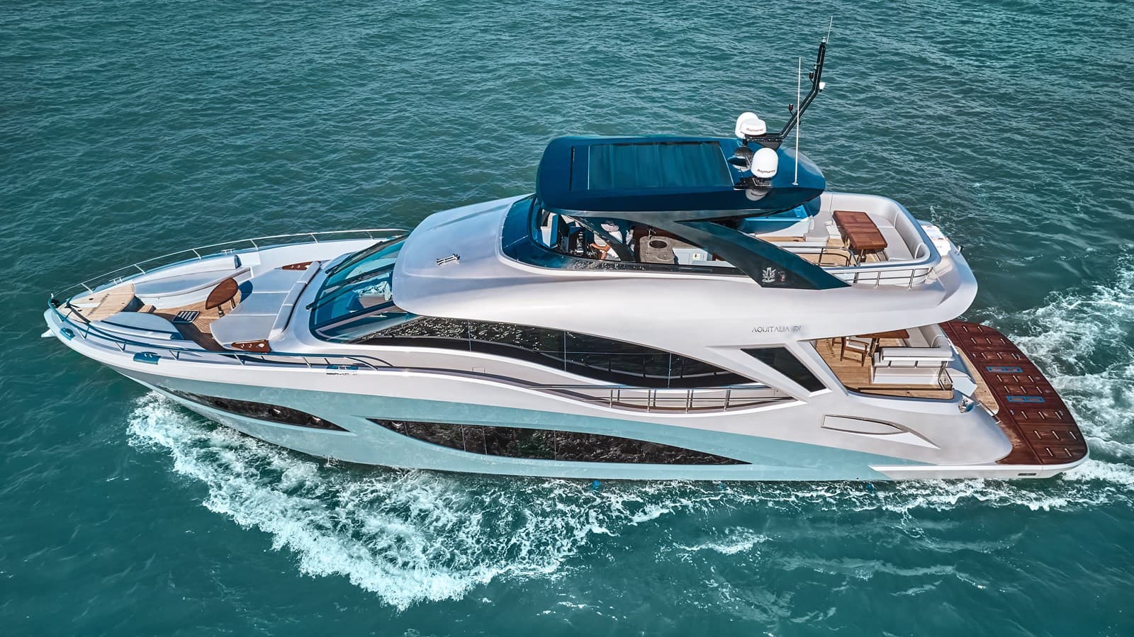 AQUITALIA 78 — 2026 · 77.99' · 4 Cabins · Pre-Owned