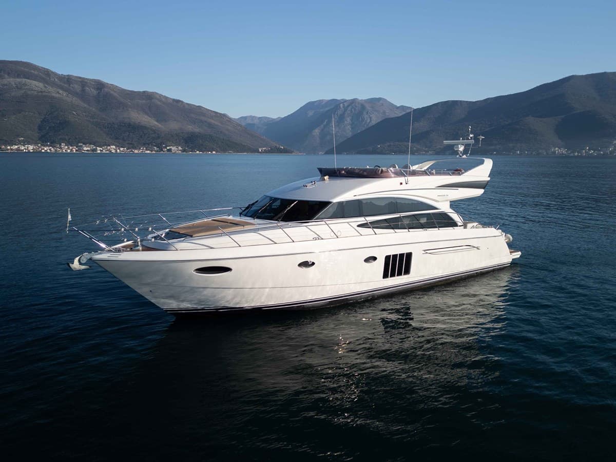 PRINCESS 60 — 2012 · 61.09' · 4 Cabins · Pre-Owned