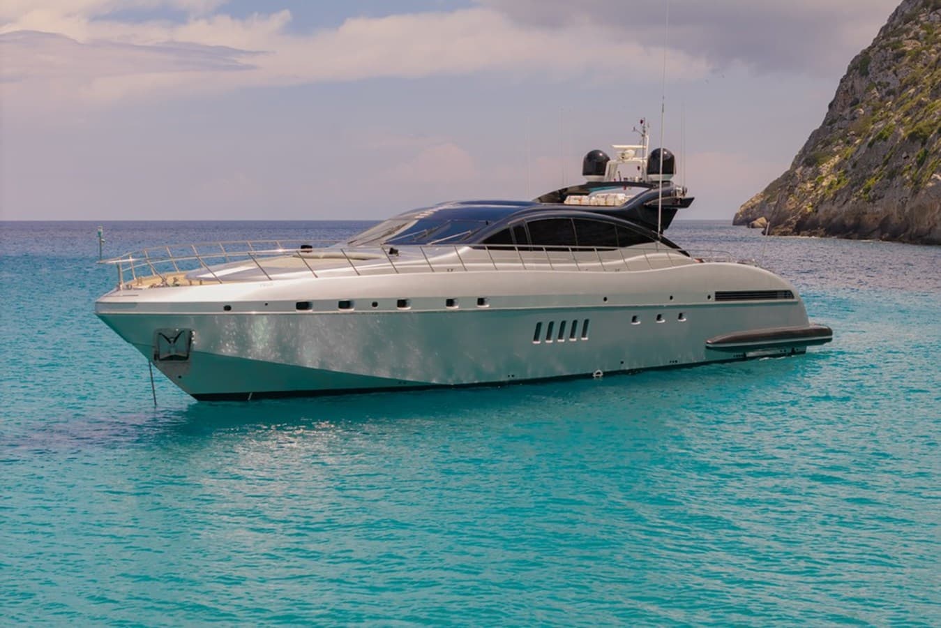 MANGUSTA 92 — 2005 · 92.85' · 5 Cabins · Pre-Owned