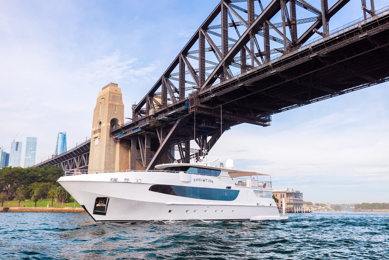 EVOLUTION — 2008 · 127.95' · 4 Cabins · Pre-Owned
