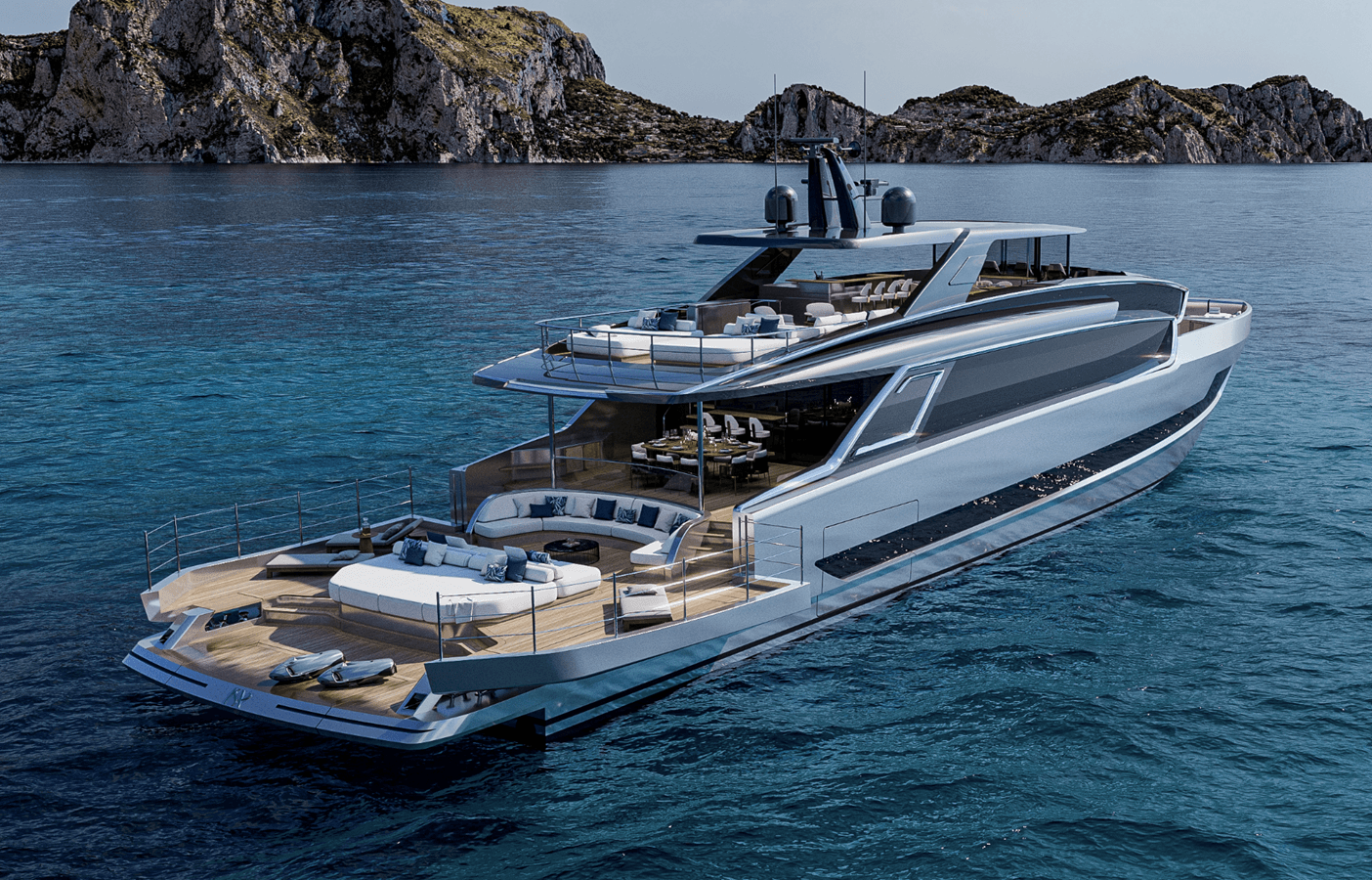 ISA VIPER 130 — 2028 · 127.03' · 5 Cabins · Pre-Owned