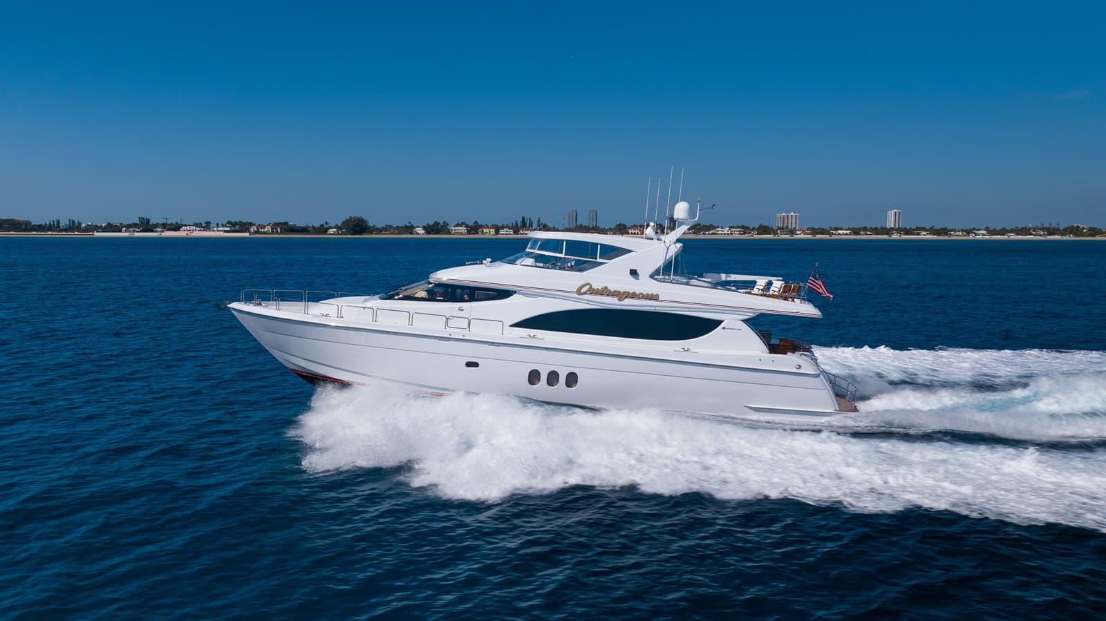 OUTRAGEOUS — 2005 · 79.99' · 4 Cabins · Pre-Owned