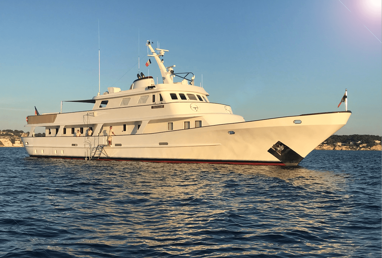 TRAFALGAR — 1975 · 127.95' · 5 Cabins · Pre-Owned