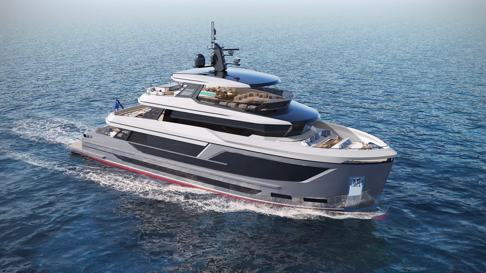 BERING 110 — 2027 · 108.6' · 5 Cabins · Pre-Owned