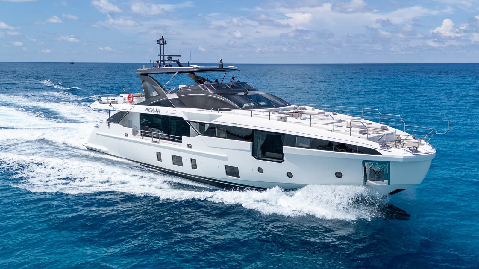 PENJA — 2023 · 104.99' · 5 Cabins · Pre-Owned