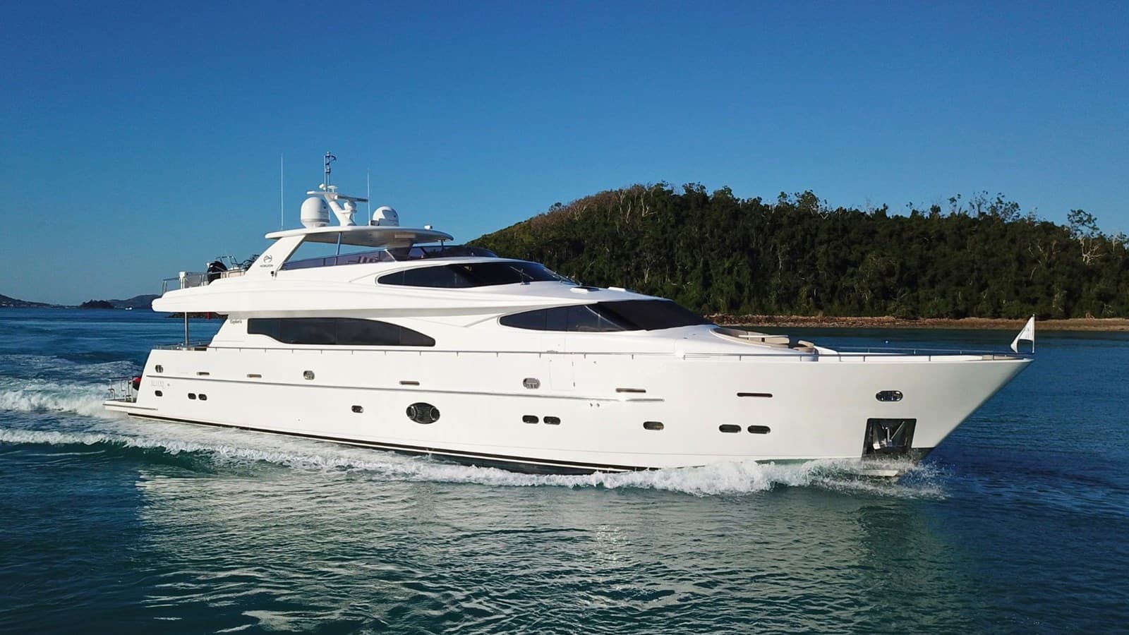 EUPHORIA — 2012 · 100.49' · 4 Cabins · Pre-Owned