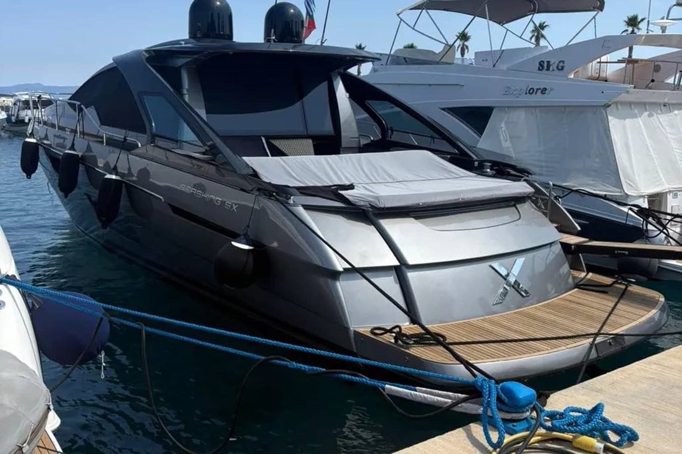 X — 2017 · 54' · 2 Cabins · Pre-Owned