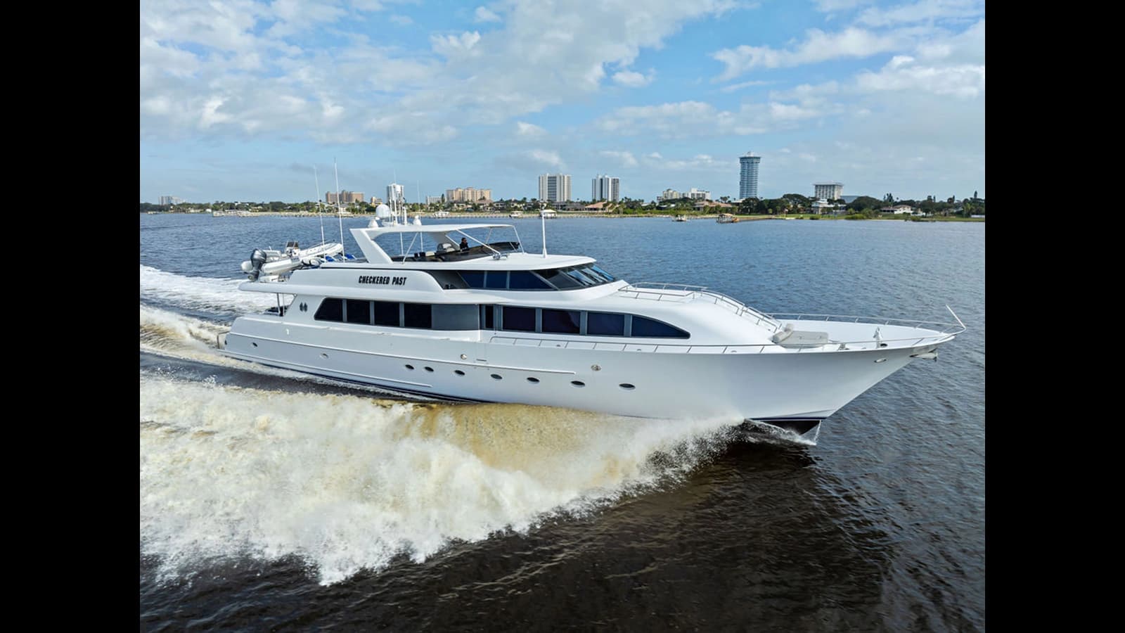 CHECKERED PAST — 1999 · 111.98' · 4 Cabins · Pre-Owned