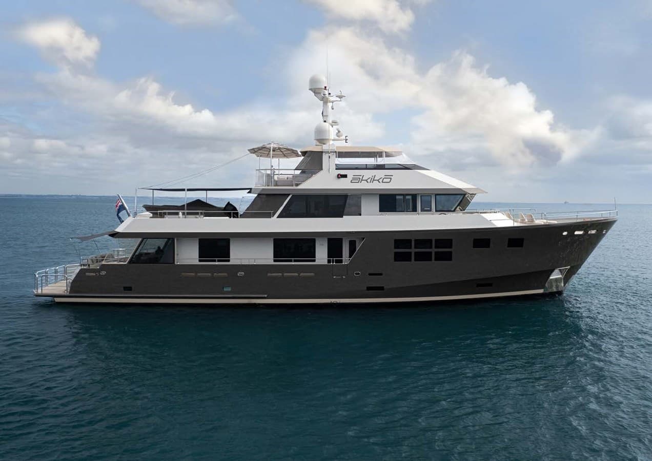 AKIKO — 2007 · 112.2' · 5 Cabins · Pre-Owned