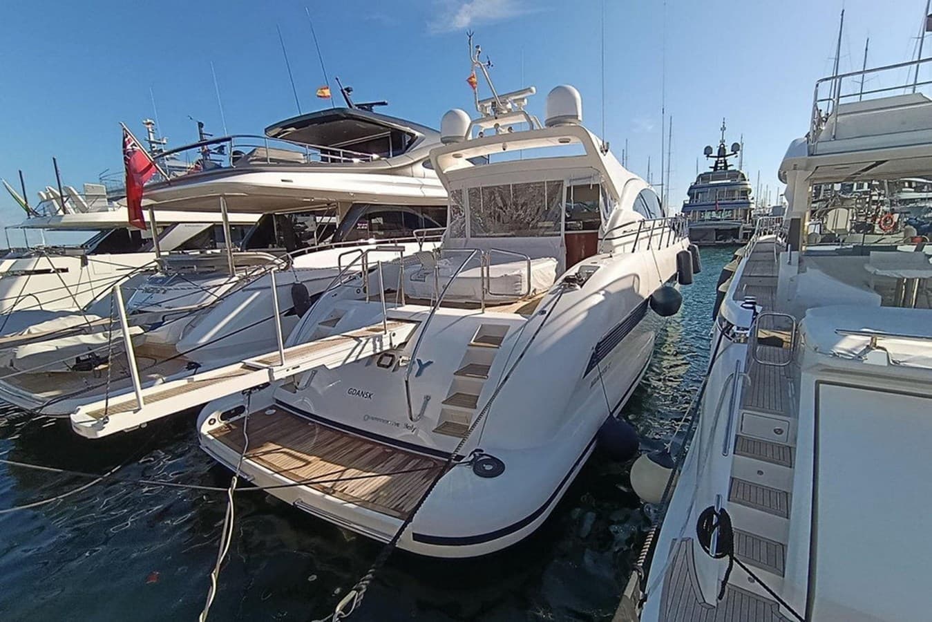MANGUSTA 72 — 2001 · 73.82' · 3 Cabins · Pre-Owned