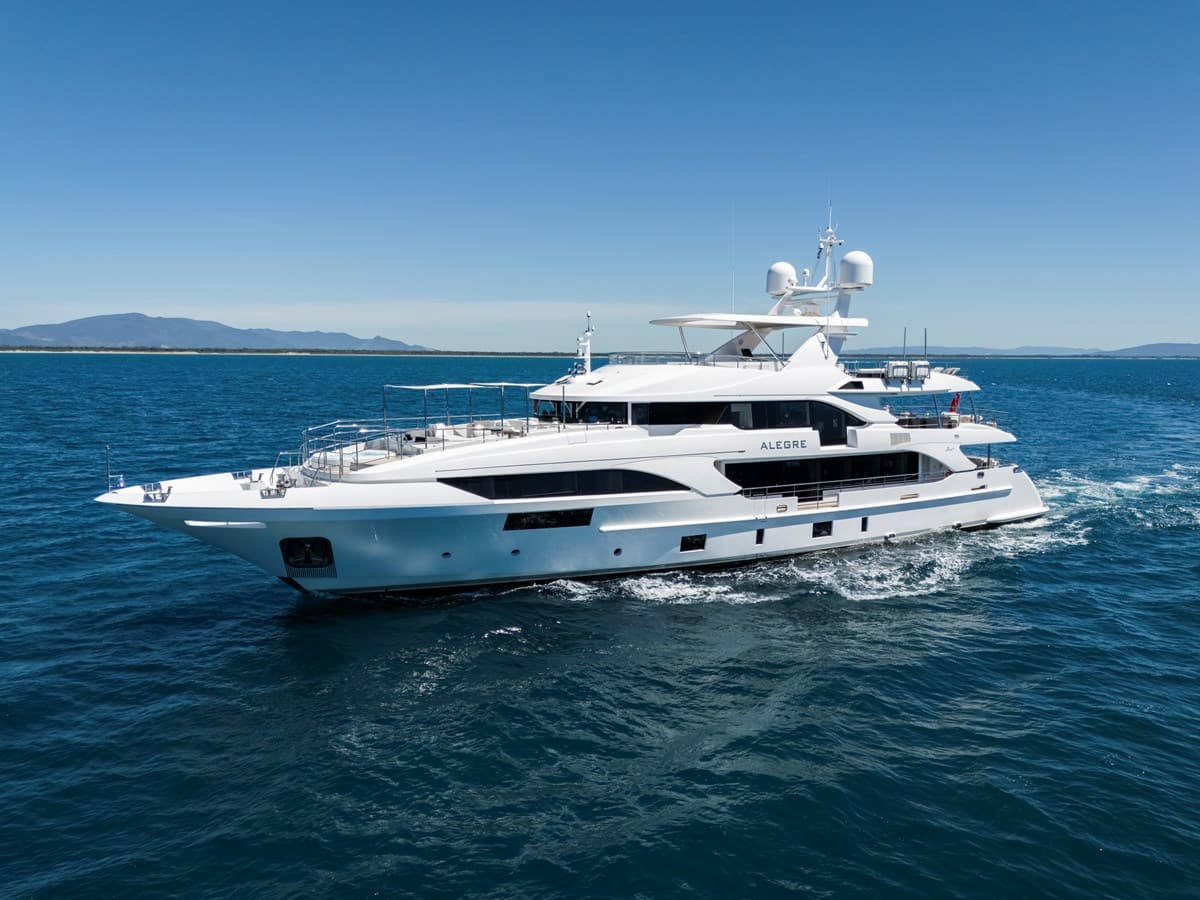 ALEGRE — 2019 · 132.02' · 6 Cabins · Pre-Owned