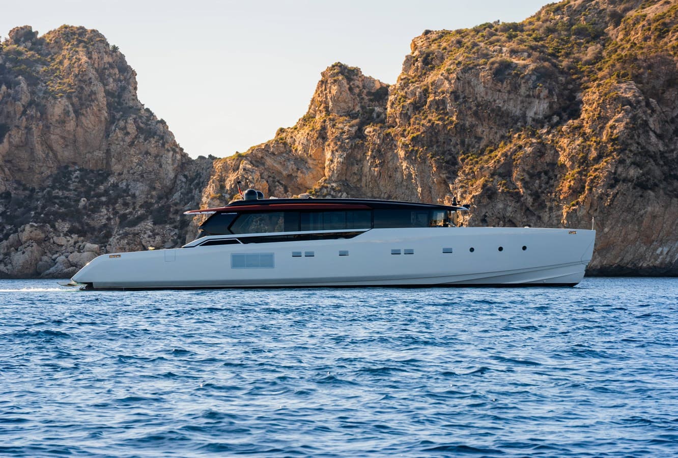 STEEL IT — 2023 · 108.4' · 4 Cabins · Pre-Owned