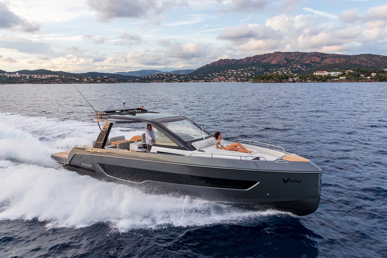 OPA 1 — 2027 · 44.65' · 2 Cabins · Pre-Owned