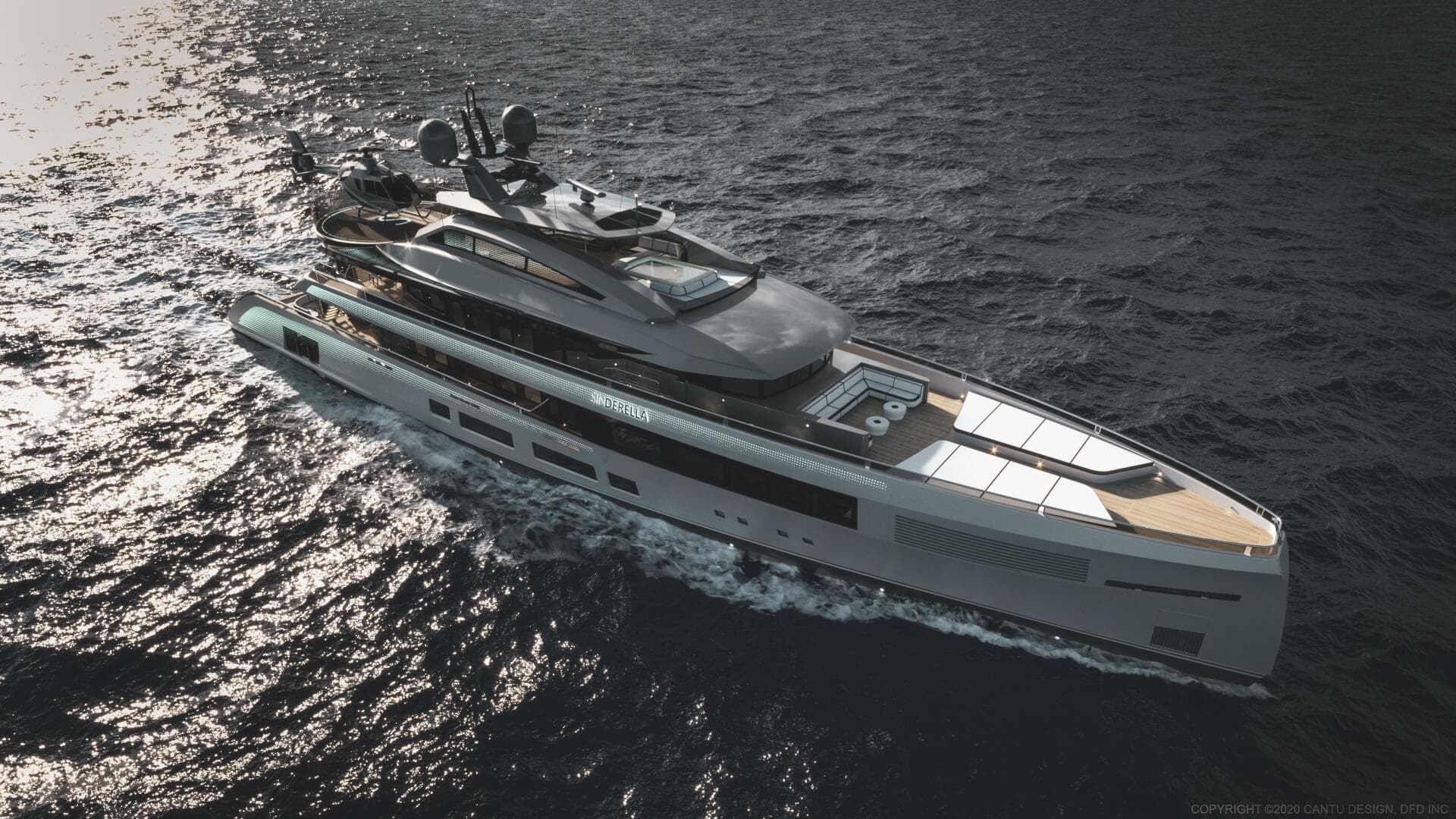 SINDERELLA — 2027 · 167' · 6 Cabins · New