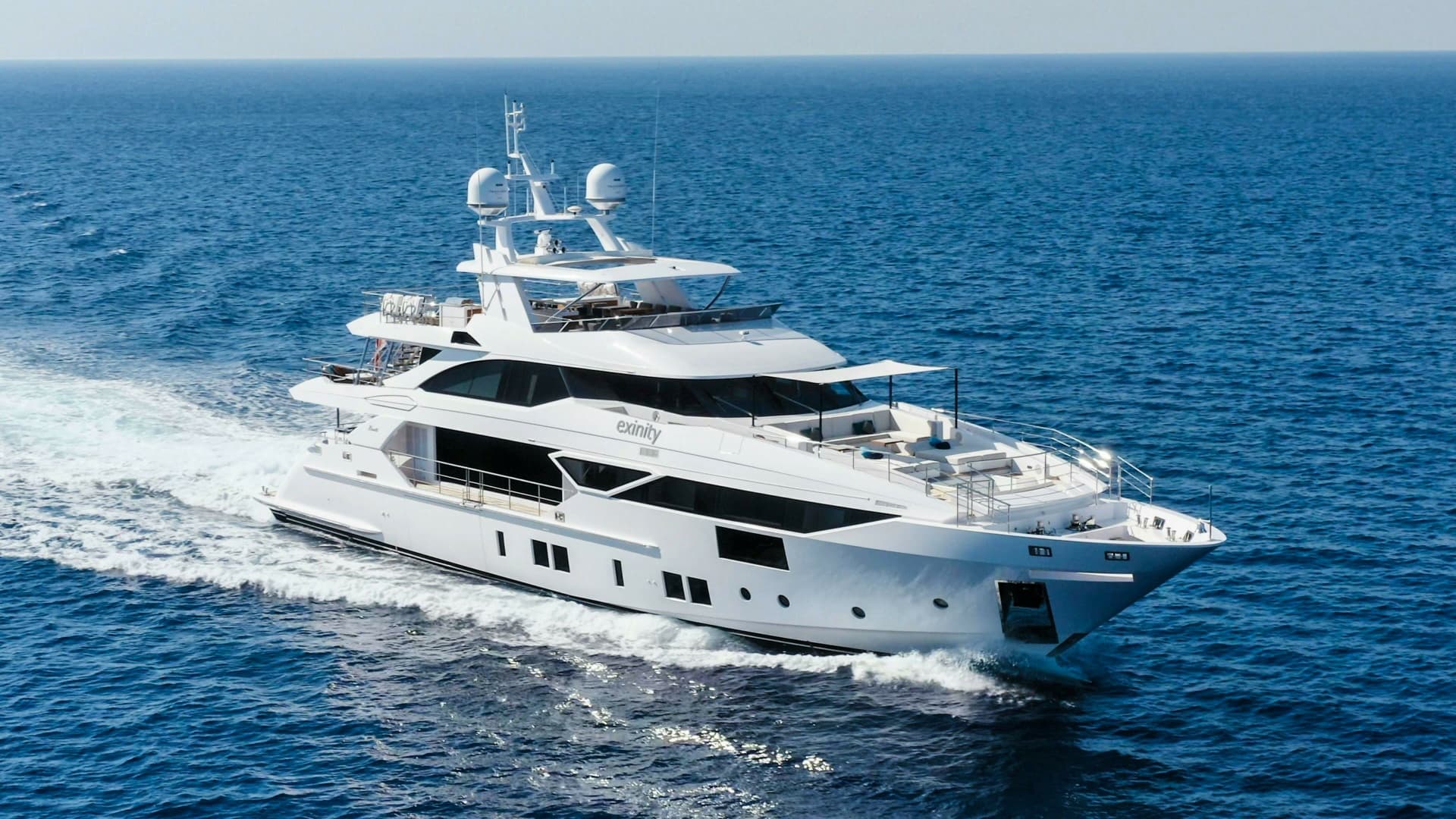 EXINITY — 2021 · 125' · 5 Cabins · Pre-Owned