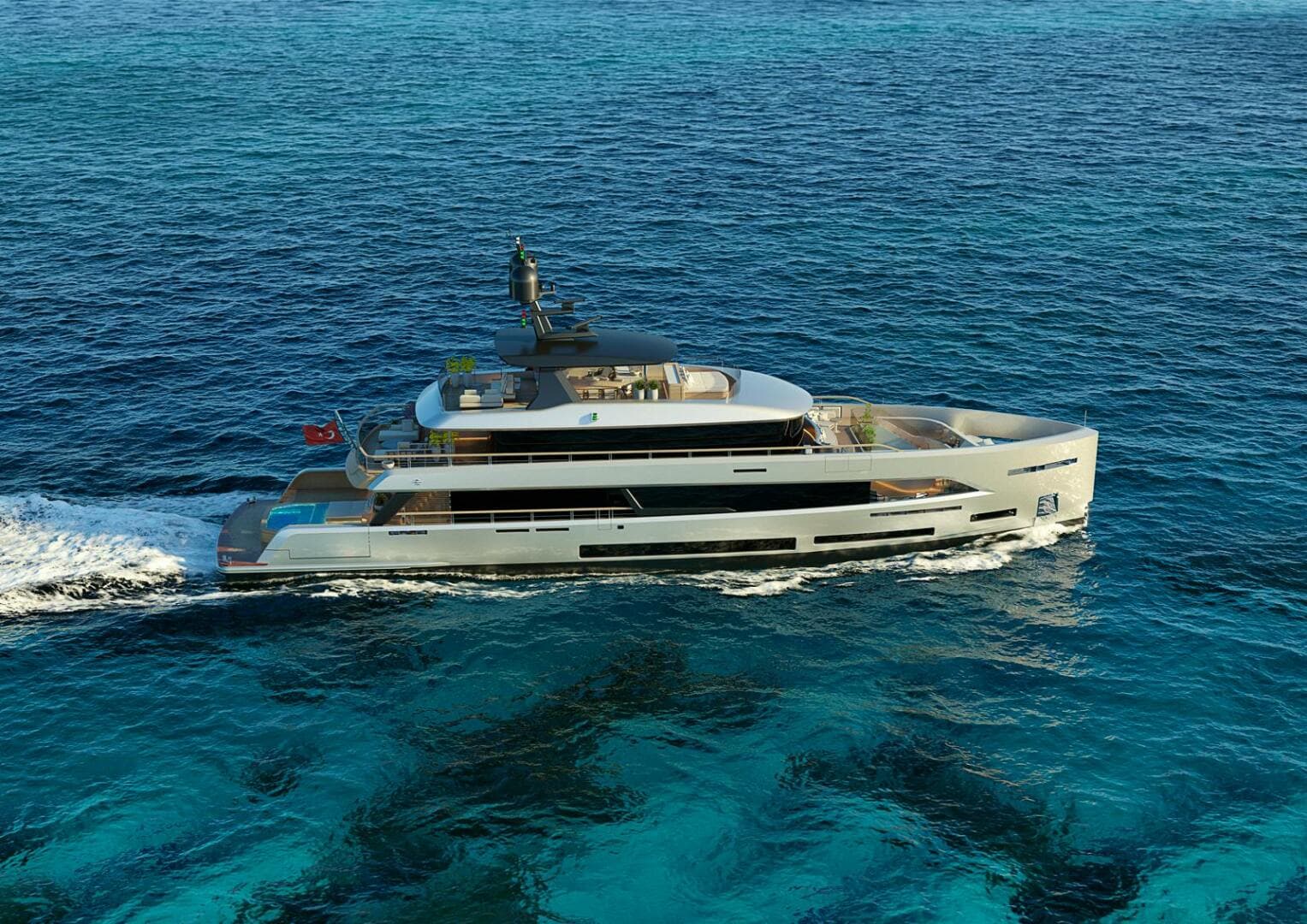 SIRENA 42M/01 — 2026 · 138' · 5 Cabins · Pre-Owned
