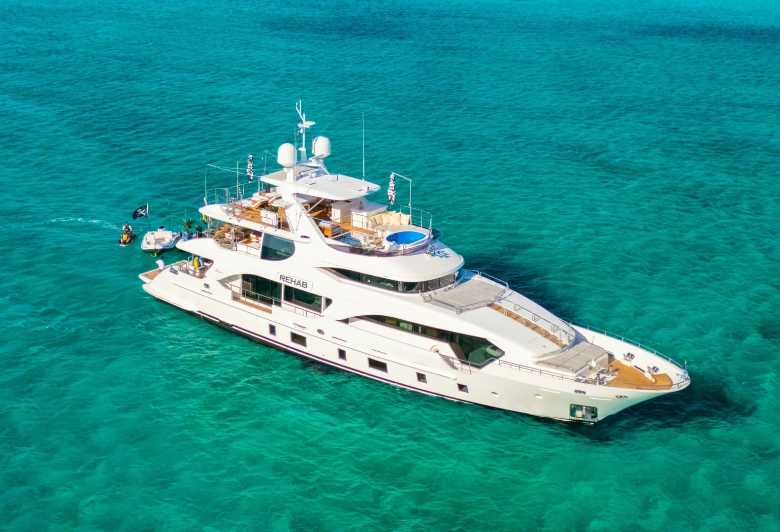 REHAB — 2015 · 108' · 5 Cabins · Pre-Owned