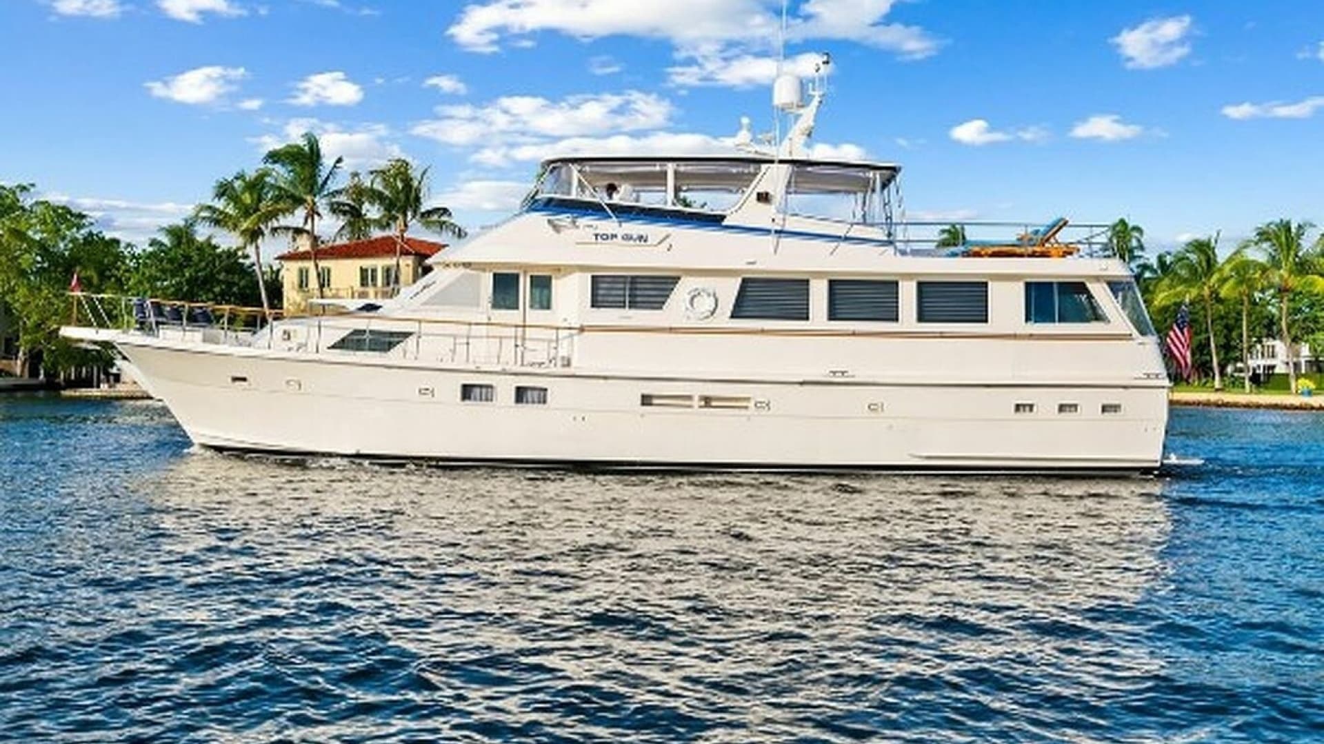 TOP GUN — 1989 · 70' · 4 Cabins · Pre-Owned