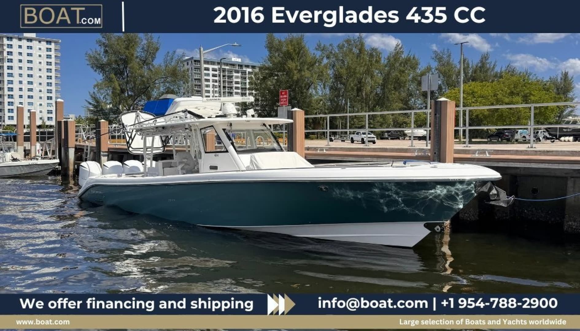 2016 Everglades 435 CC — 2016 · 43' · Pre-Owned