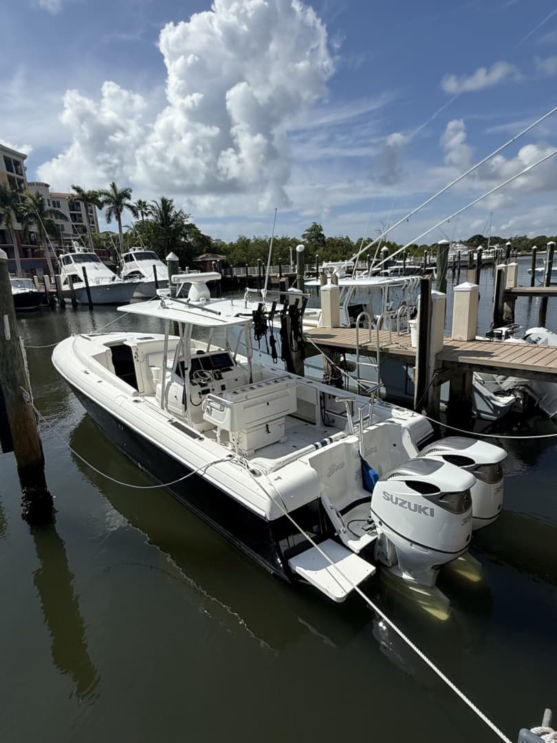 2008 Intrepid 377 Walkaround — 2008 · 32' · 1 Cabin · Pre-Owned