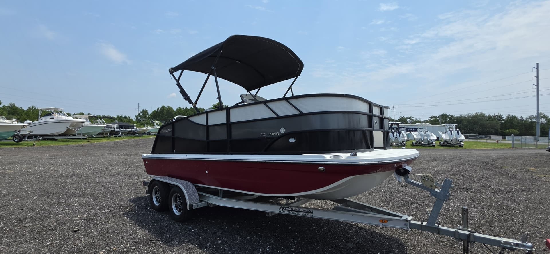 2023 Hurricane FunDeck 1960 RE OB — 2023 · 18' · New