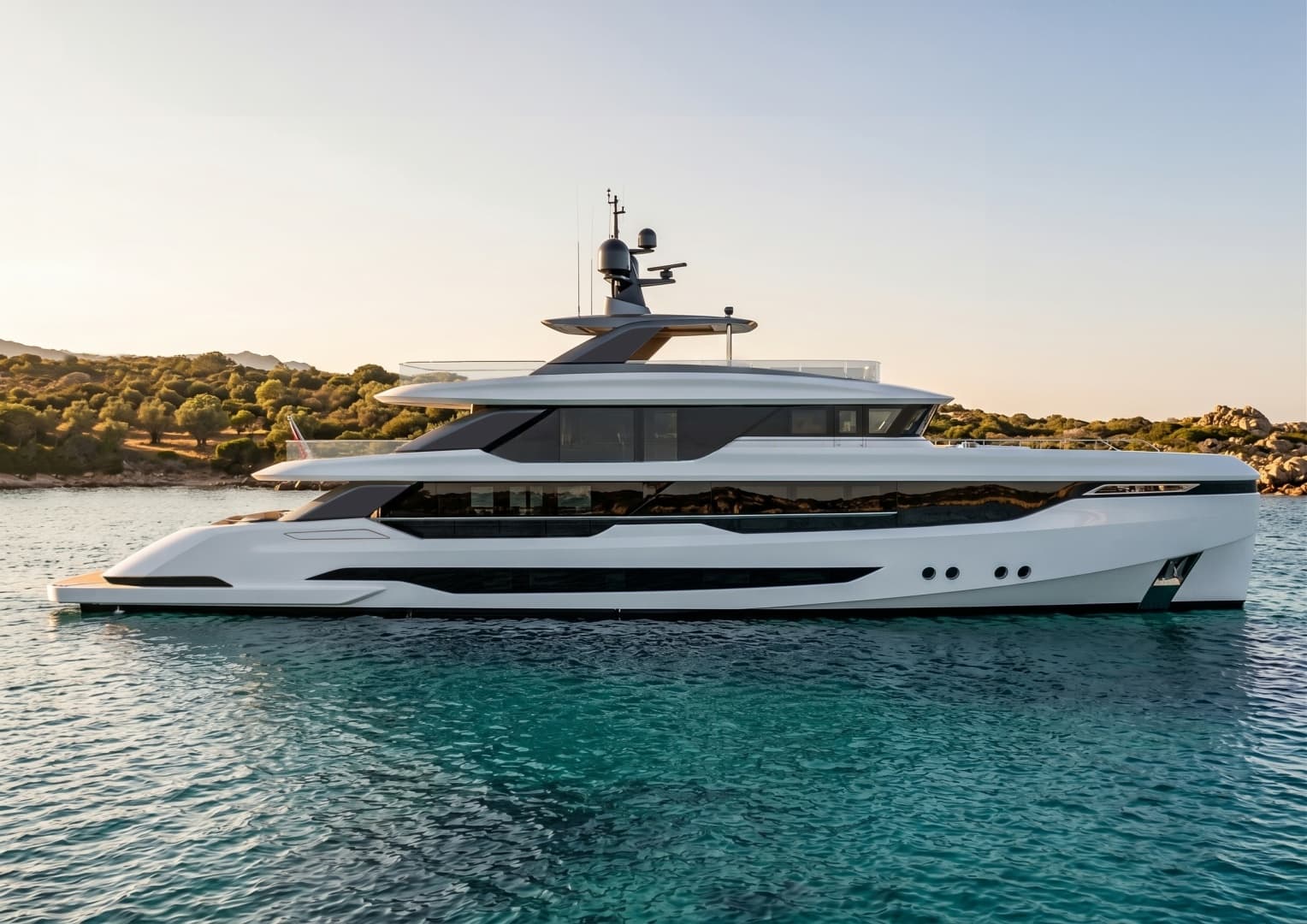 Signature E Series Tri-Decks by Gabriele Teruzzi Yacht Design Trieste — 2028 · 125' · 5 Cabins · New