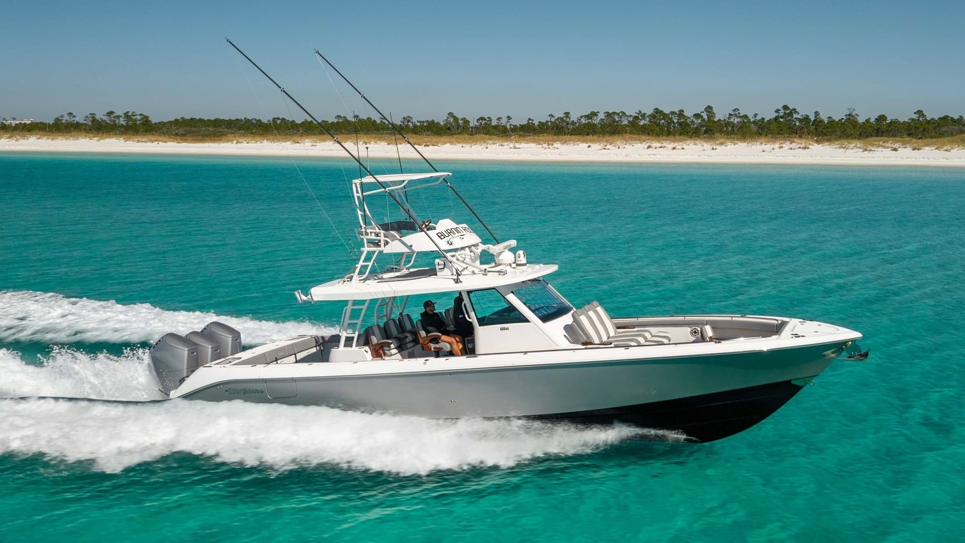 Burning Rods — 2024 · 45' · 2 Cabins · Pre-Owned