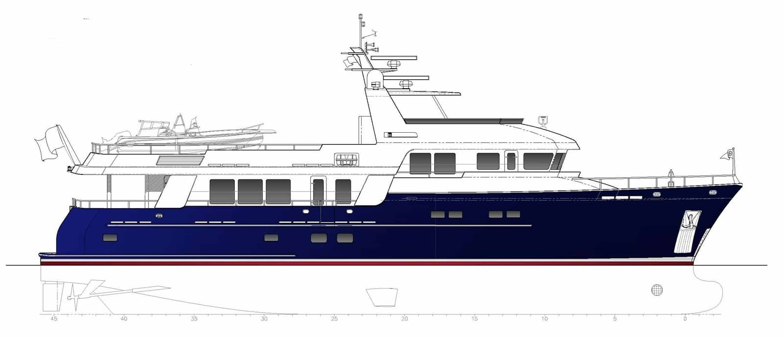 ALL OCEAN YACHTS OVERING 100' EXPLORER — 2028 · 100.07' · 4 Cabins · Pre-Owned