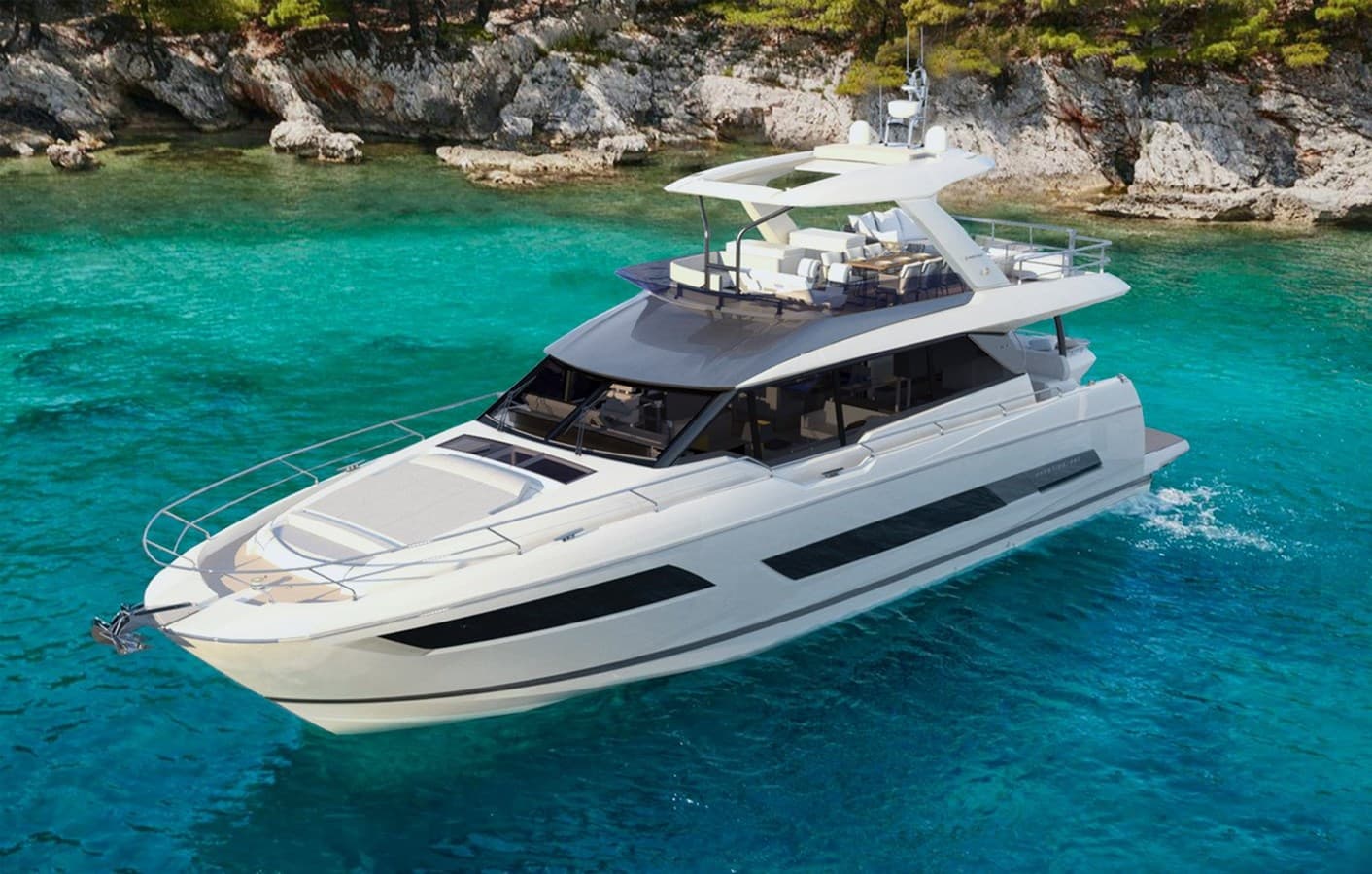 PRESTIGE 690 — 2024 · 70.31' · 4 Cabins · Pre-Owned