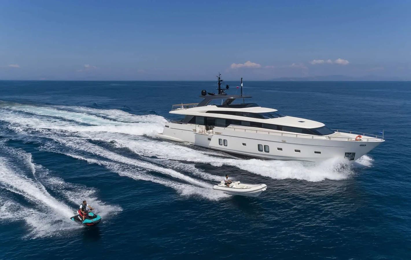 DINAIA — 2018 · 105.64' · 5 Cabins · Pre-Owned