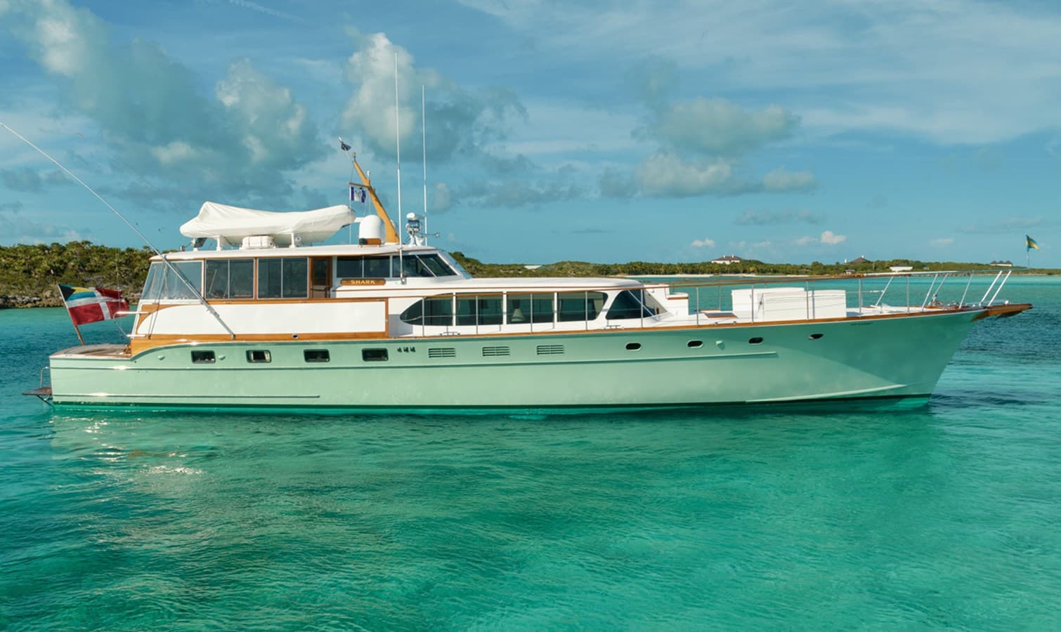 SHARK — 1972 · 74.97' · 4 Cabins · Pre-Owned