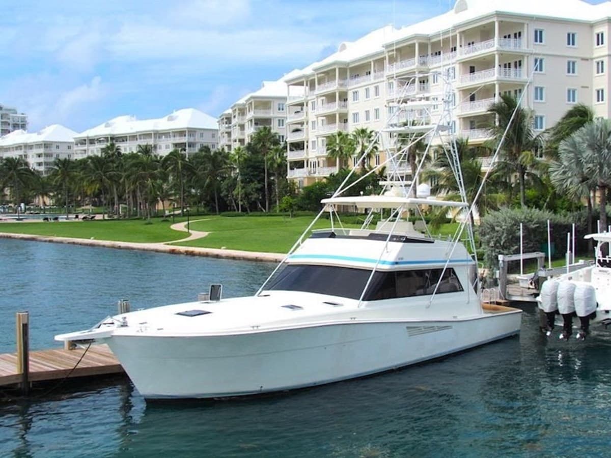 1990 VIKING 52 CONVERTIBLE SPORTFISH — 1990 · 56.99' · 3 Cabins · Pre-Owned