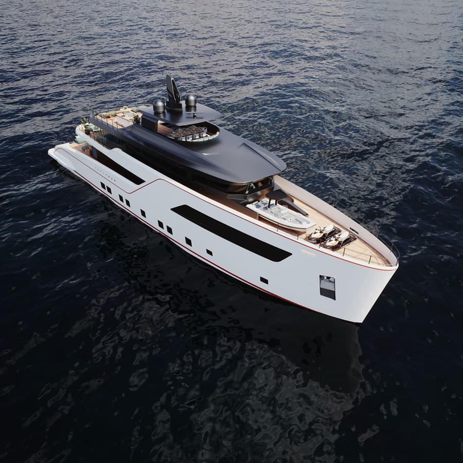 TERRANOVA 45 — 2027 · 147.64' · 5 Cabins · Pre-Owned