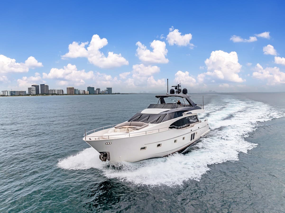 2018 SANLORENZO SL78 — 2018 · 80.64' · 4 Cabins · Pre-Owned