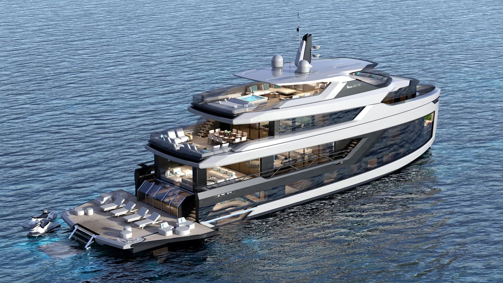 MAZU 132DS — 2026 · 131.89' · 5 Cabins · Pre-Owned