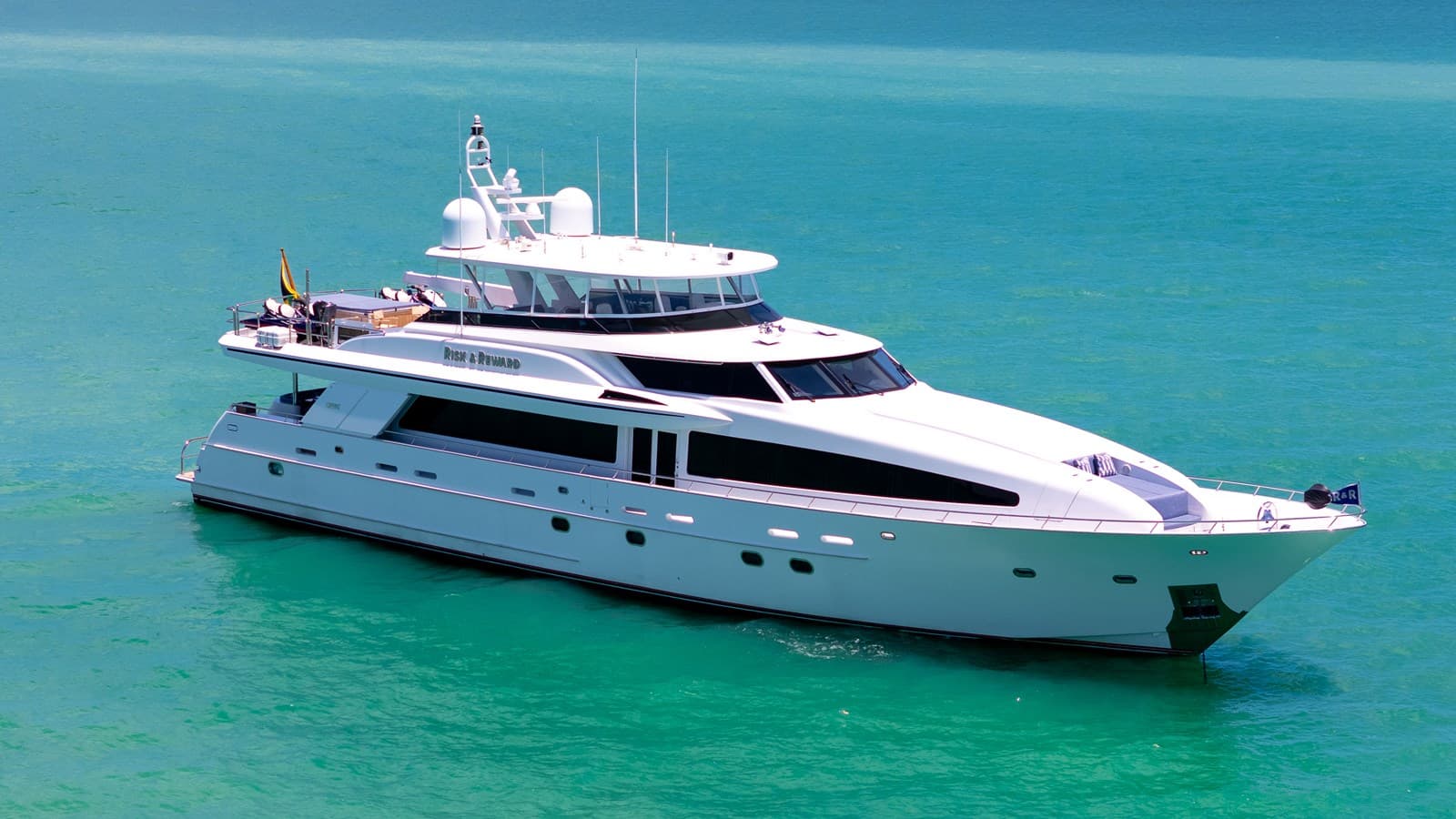 RISK AND REWARD — 2004 · 119.98' · 4 Cabins · Pre-Owned