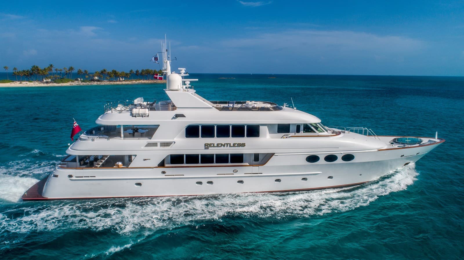 RELENTLESS — 2001 · 144.98' · 5 Cabins · Pre-Owned