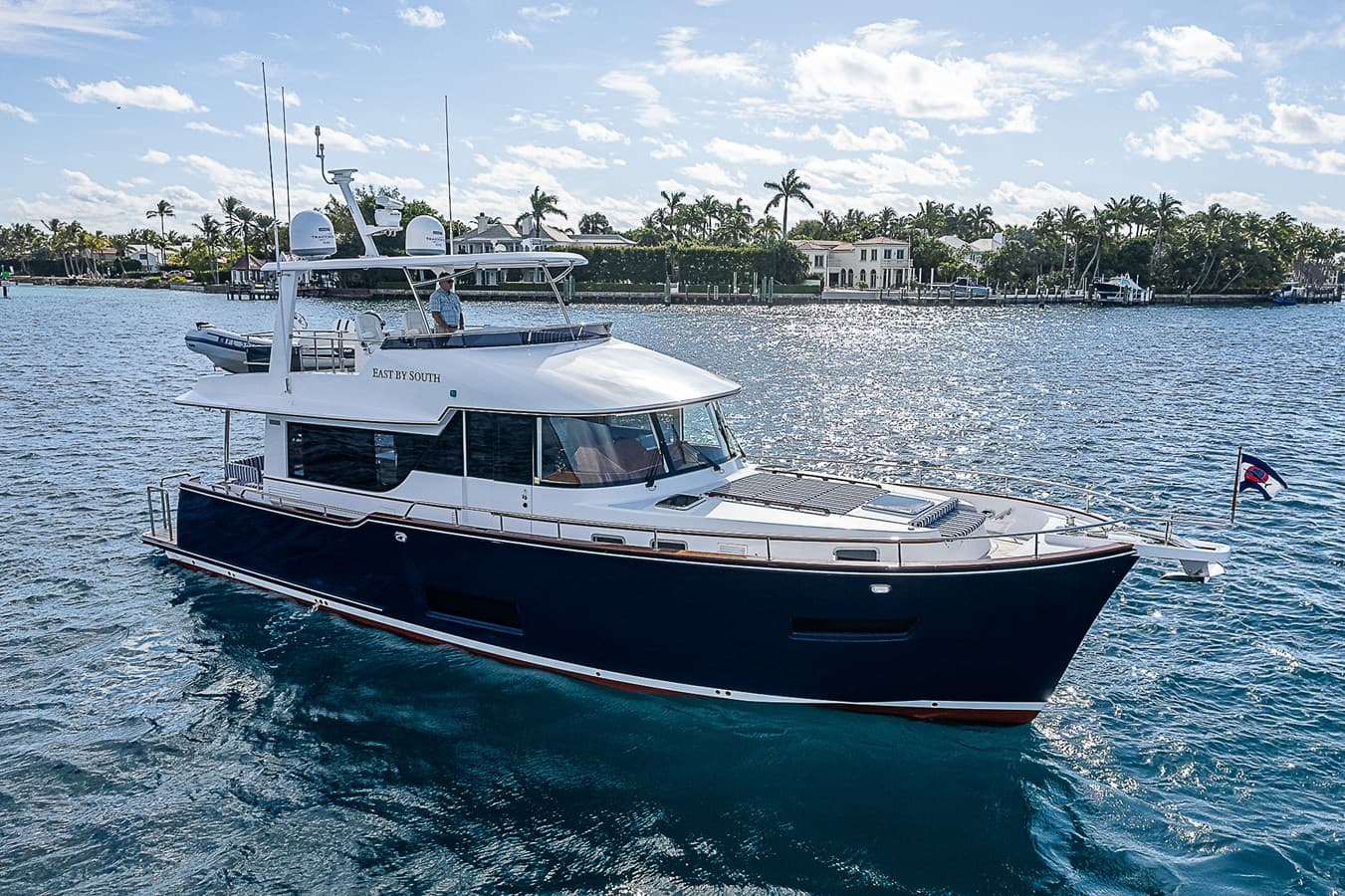 EAST BY SOUTH — 2022 · 53.97' · 3 Cabins · Pre-Owned