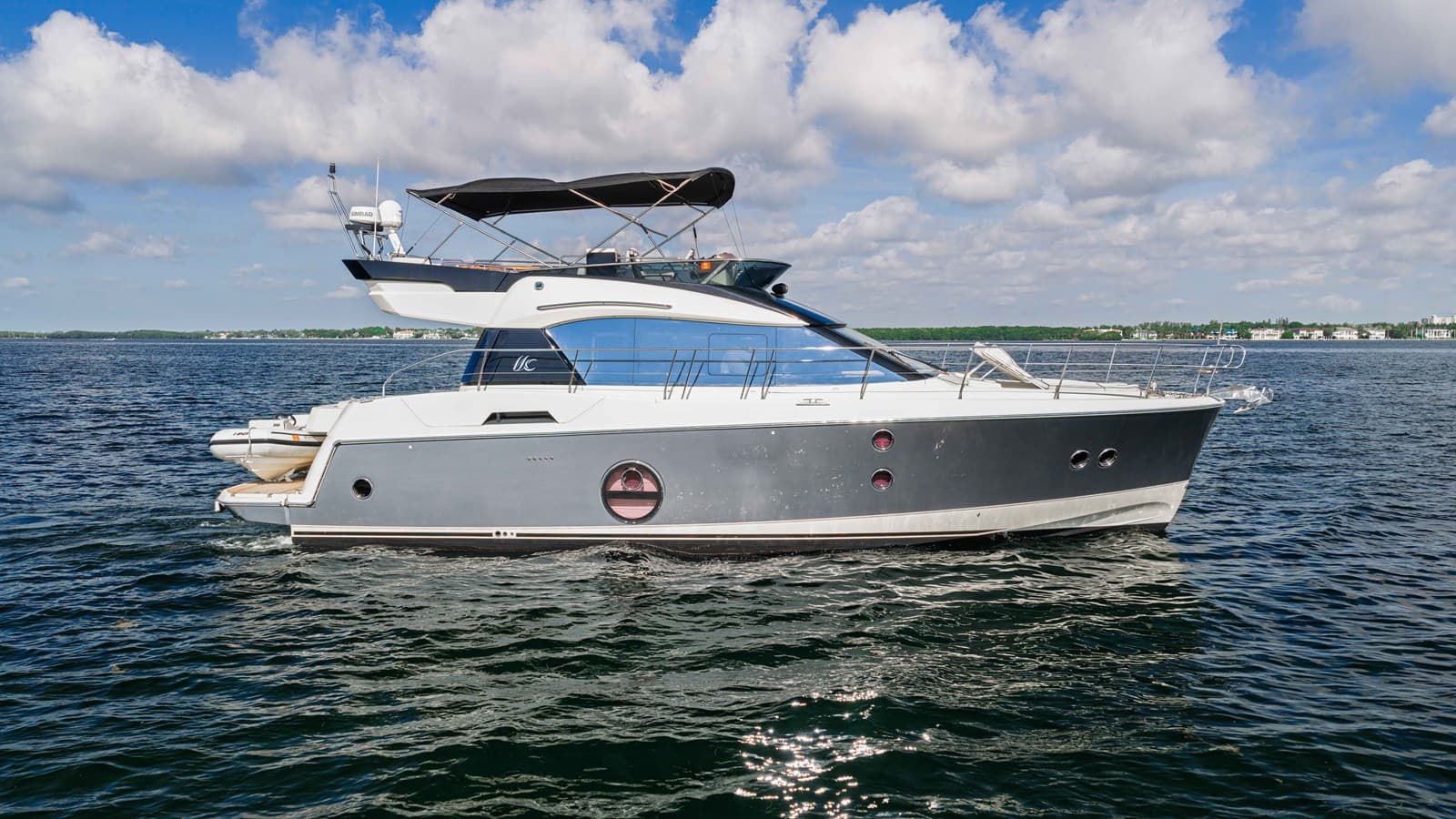 MCY — 2017 · 49.97' · 3 Cabins · Pre-Owned